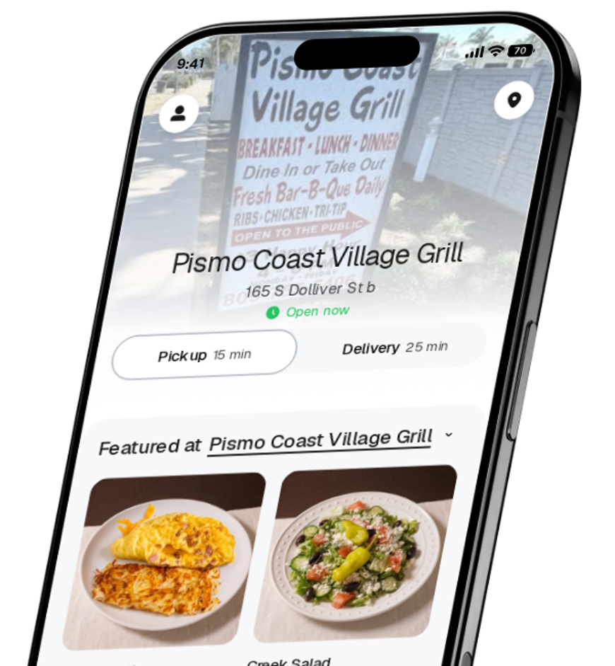 Pismo Coast Village Grill app preview