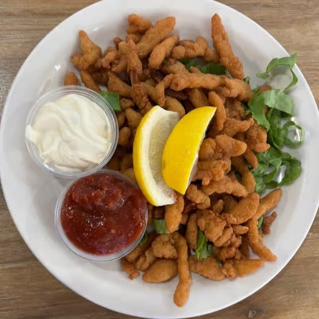 Fried Clam Strips.