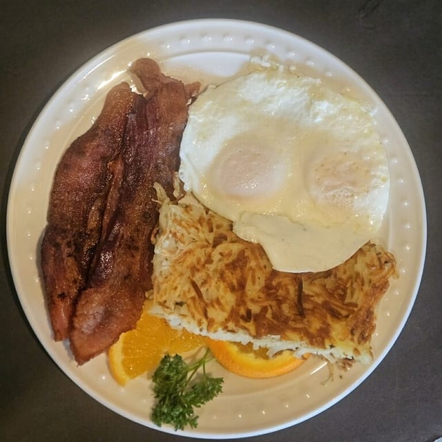 Two Eggs with Bacon Combo.