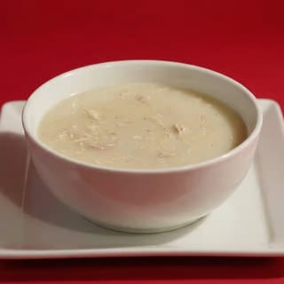 Homemade Avgolemono "Greek Style Chicken & Rice" Soup