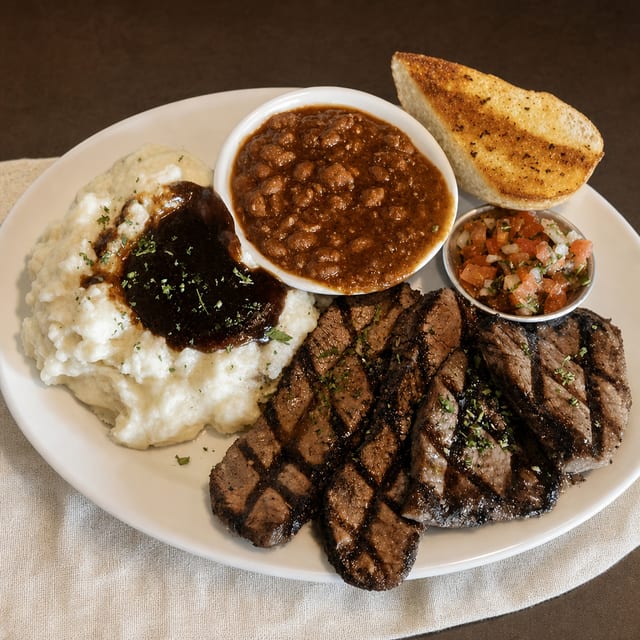 Tri Tip Platter.