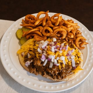 Wolfman Chili Burger